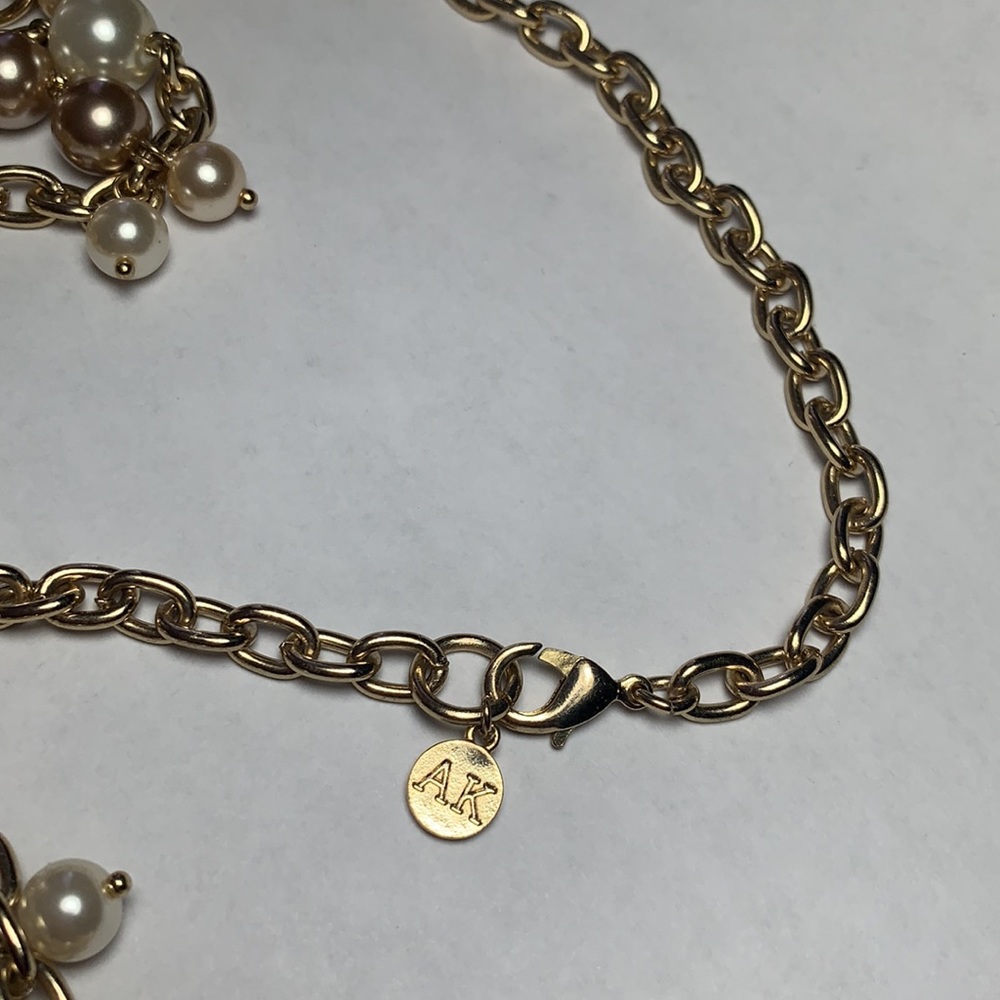 Anne Klein Long Gold Necklace - Picture 3 of 6